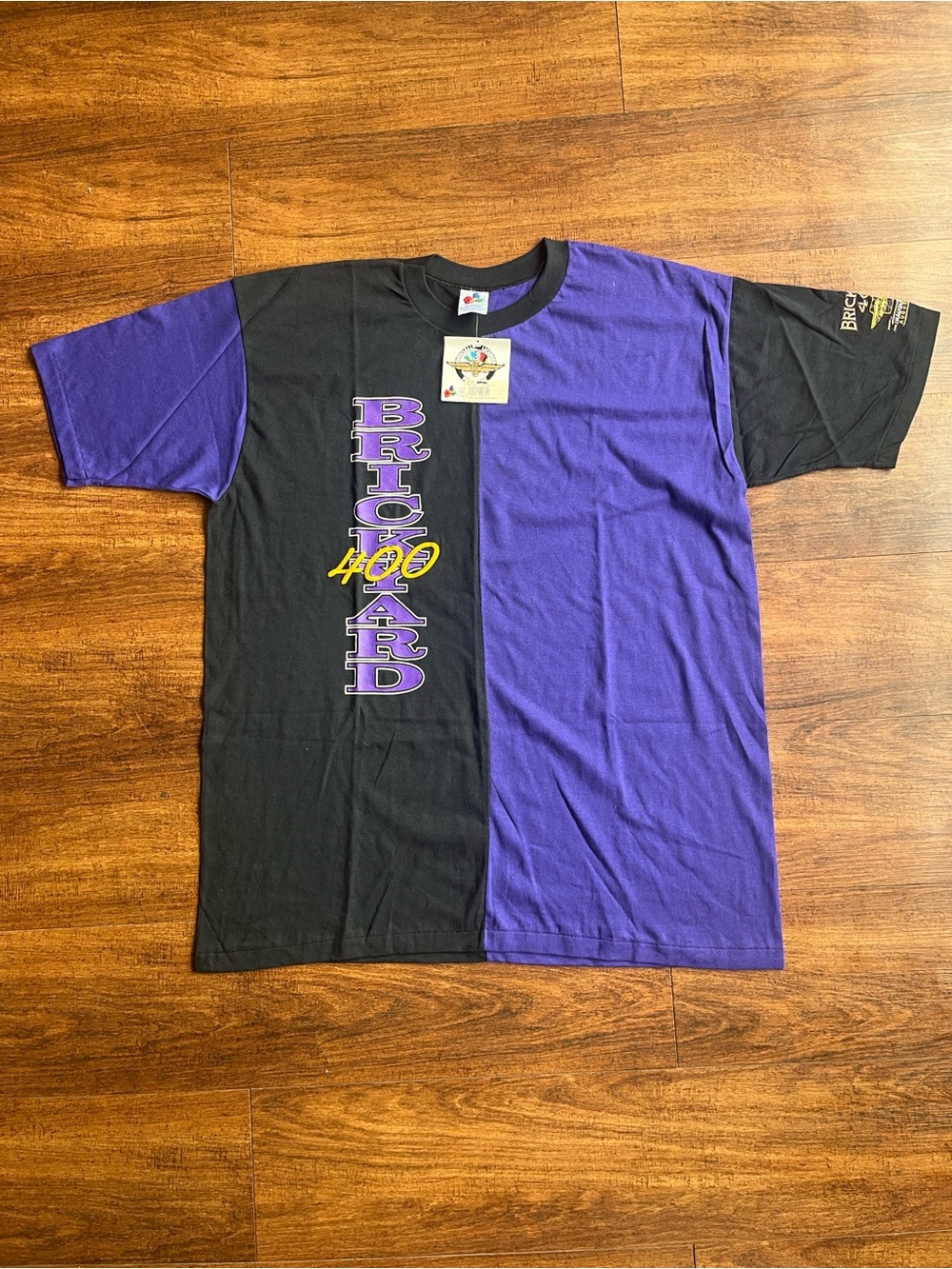 VTG NWT 1994 brickyard 400 inaugural race, single stitch split tee